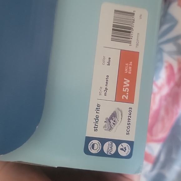 New Stride Rite Girls Sandals size 2,5W - Picture 4 of 4